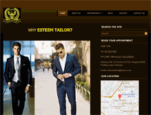 Tablet Screenshot of esteemfashiontailor.com